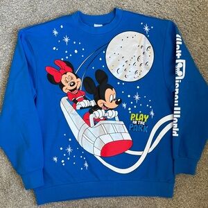 Disney play in the park space mountain sweatshirt